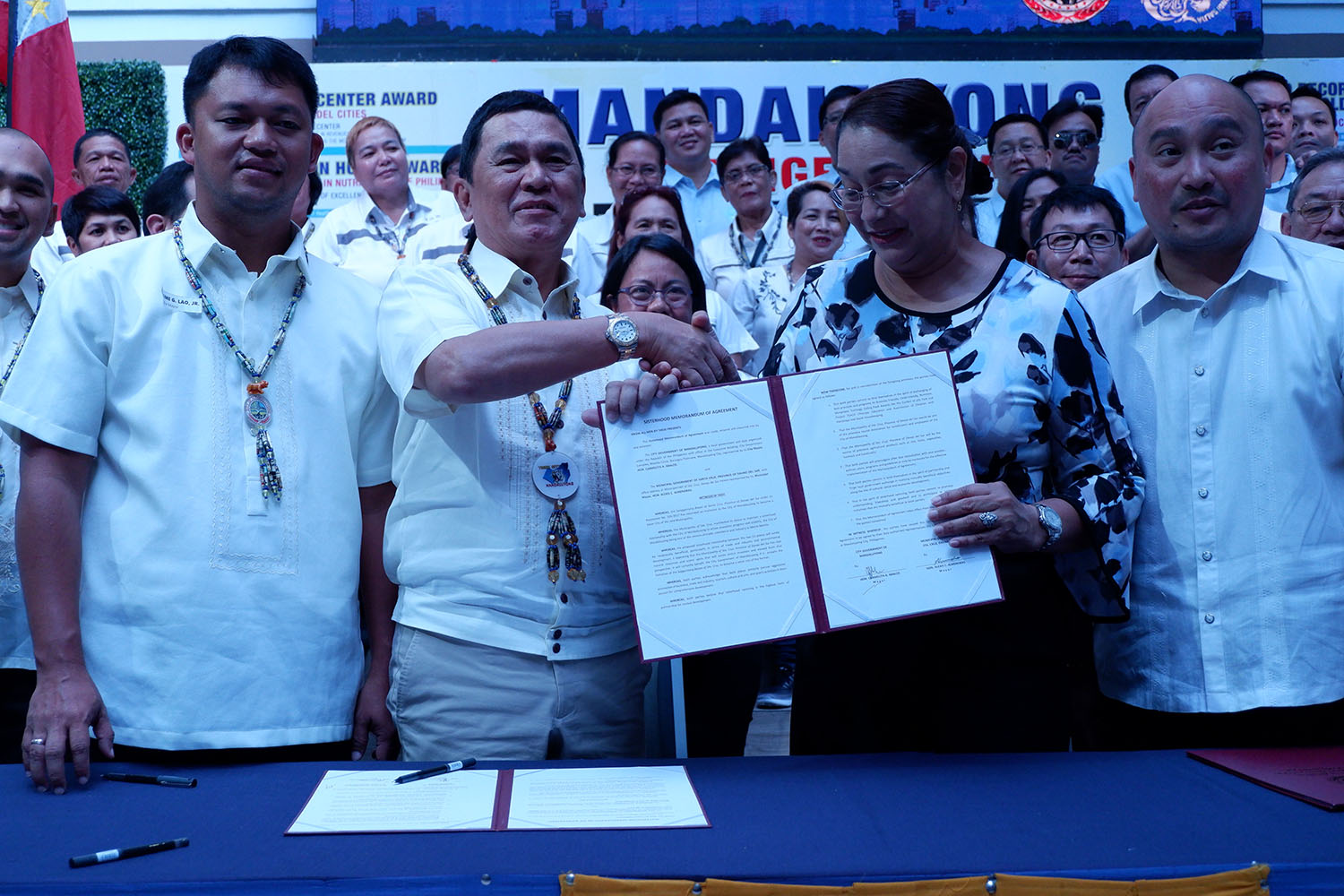 Municipality of Sta. Cruz and Mandaluyong City inks Sisterhood Pact